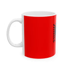 Albania Flag Mug | Patriotic Coffee Cup | Gift for Expats, Albania Heritage & Travelers