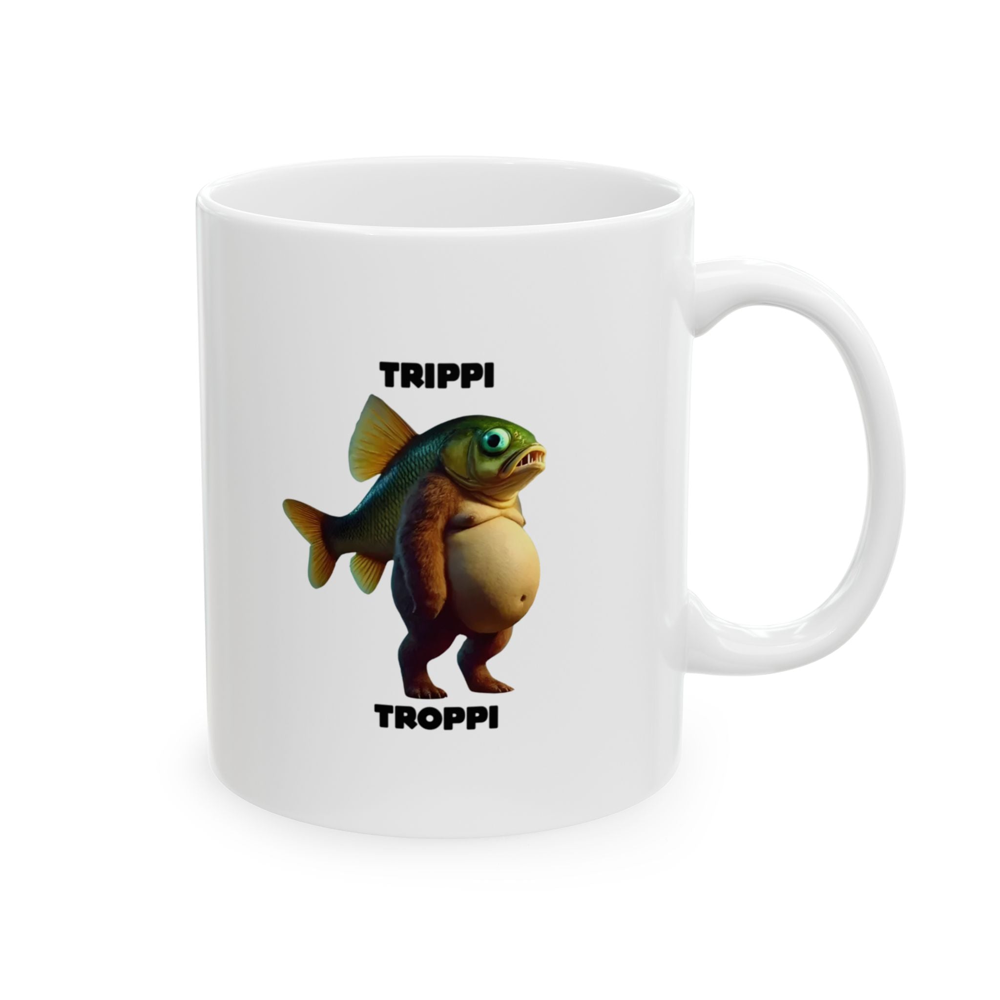 Trippi Troppi Mug | Italian Brainrot Mug | Funny Meme Coffee Mug | Viral TikTok Gift | Ceramic Coffee Cup