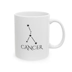Cancer Zodiac Mug | Astrology Coffee Mug | Horoscope Gift | Ceramic Zodiac Cup | Birthday Gift