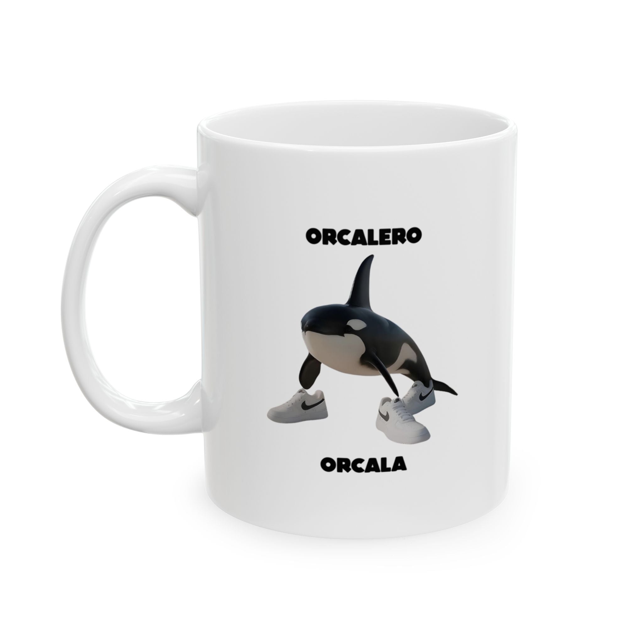 Orcalero Orcala Mug | Italian Brainrot Mug | Funny Meme Coffee Mug | Viral TikTok Gift | Ceramic Coffee Cup