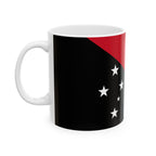 Papua New Guinea Flag Mug | Patriotic Coffee Cup | Gift for Expats, Papua New Guinea Heritage & Travelers