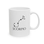 Scorpio Zodiac Mug | Astrology Coffee Mug | Horoscope Gift | Ceramic Zodiac Cup | Birthday Gift