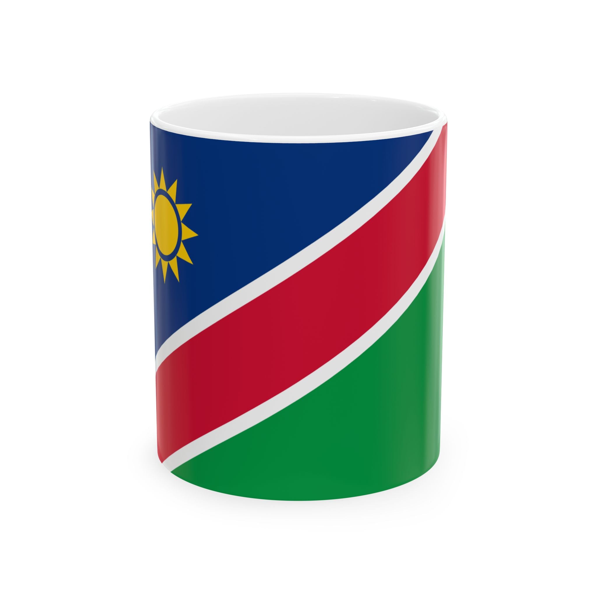 Namibia Flag Mug | Patriotic Coffee Cup | Gift for Expats, Namibia Heritage & Travelers