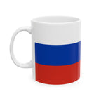 Russia Flag Mug | Patriotic Coffee Cup | Gift for Expats, Russia Heritage & Travelers