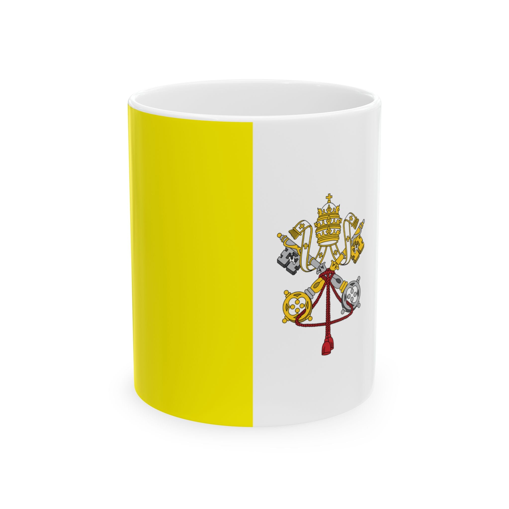 Vatican City Flag Mug | Patriotic Coffee Cup | Gift for Expats, Vatican City Heritage & Travelers