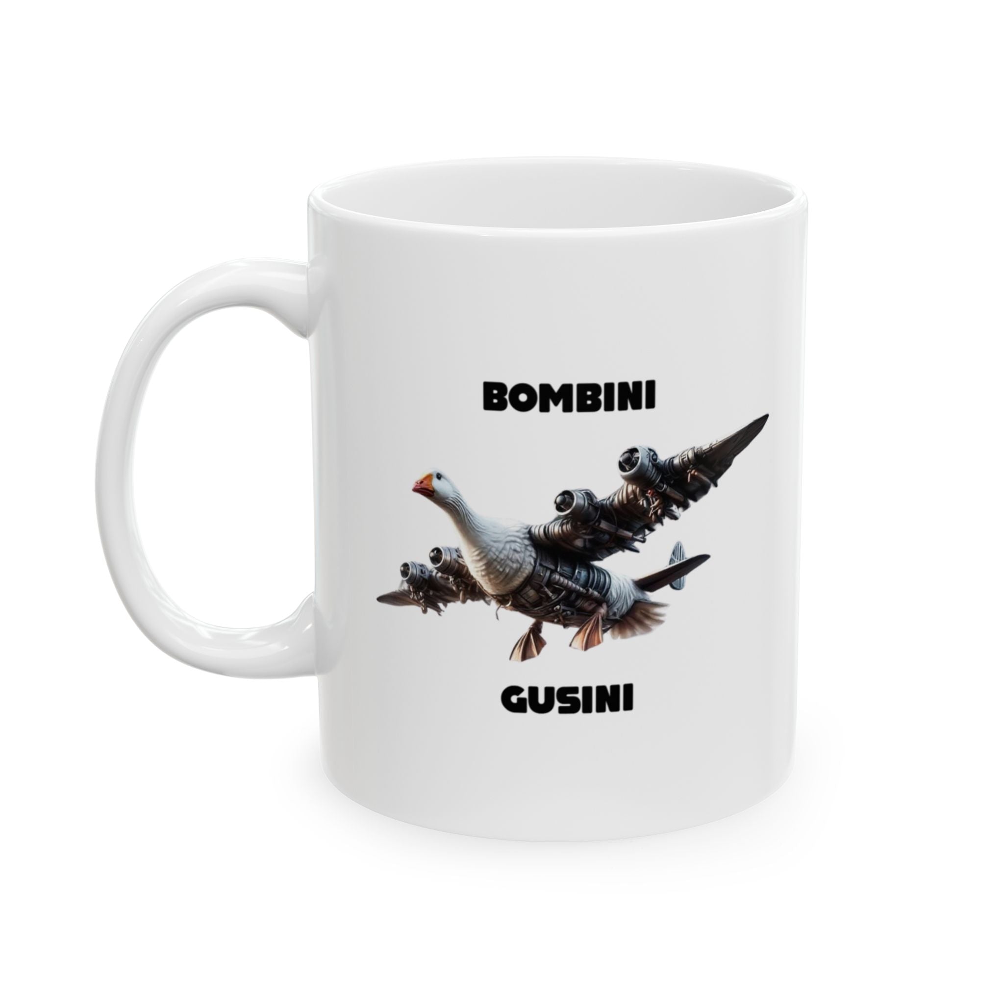 Bombini Gusini Mug | Italian Brainrot Mug | Funny Meme Coffee Mug | Viral TikTok Gift | Ceramic Coffee Cup
