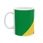 Republic of the Congo Flag Mug | Patriotic Coffee Cup | Gift for Expats, Republic of the Congo Heritage & Travelers