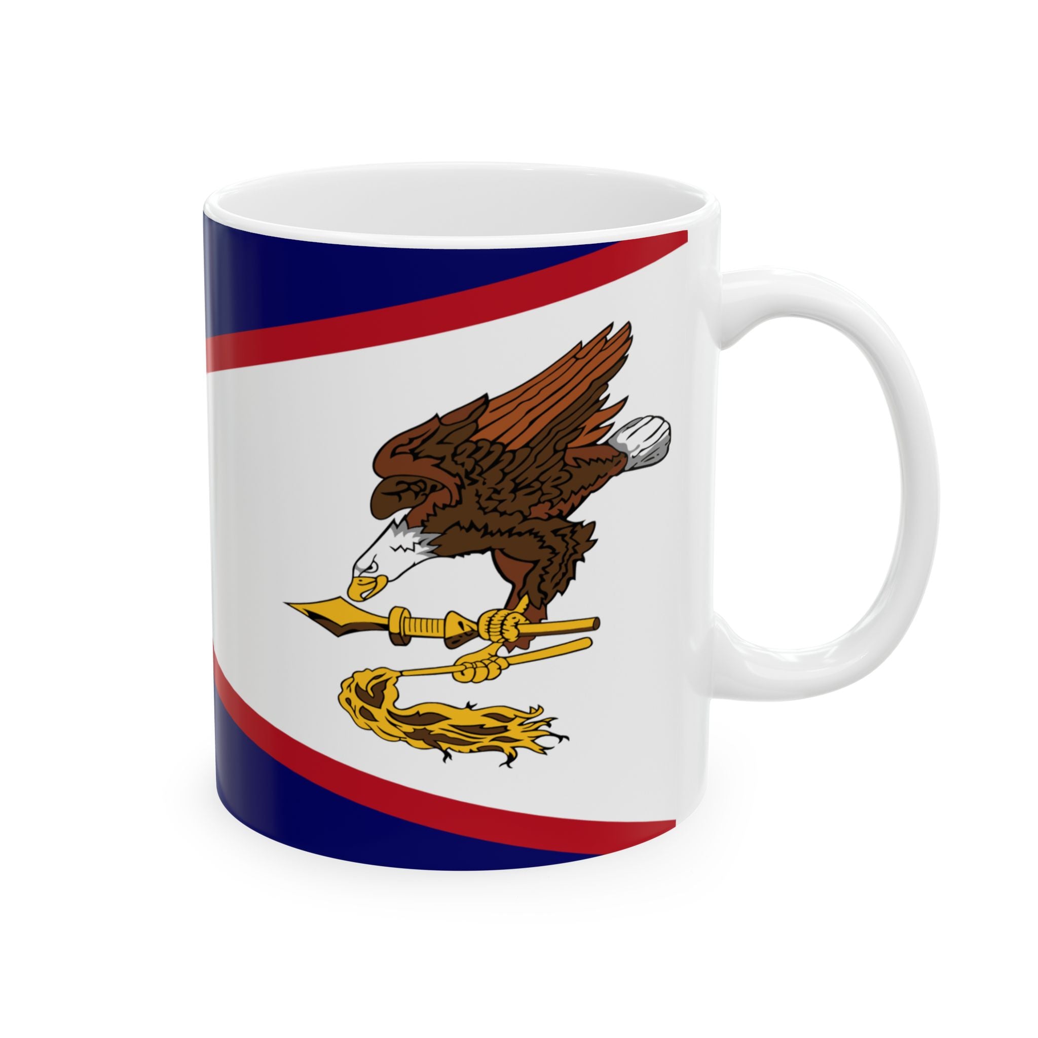 American Samoa Flag Mug | Patriotic Coffee Cup | Gift for Expats, American Samoa Heritage & Travelers