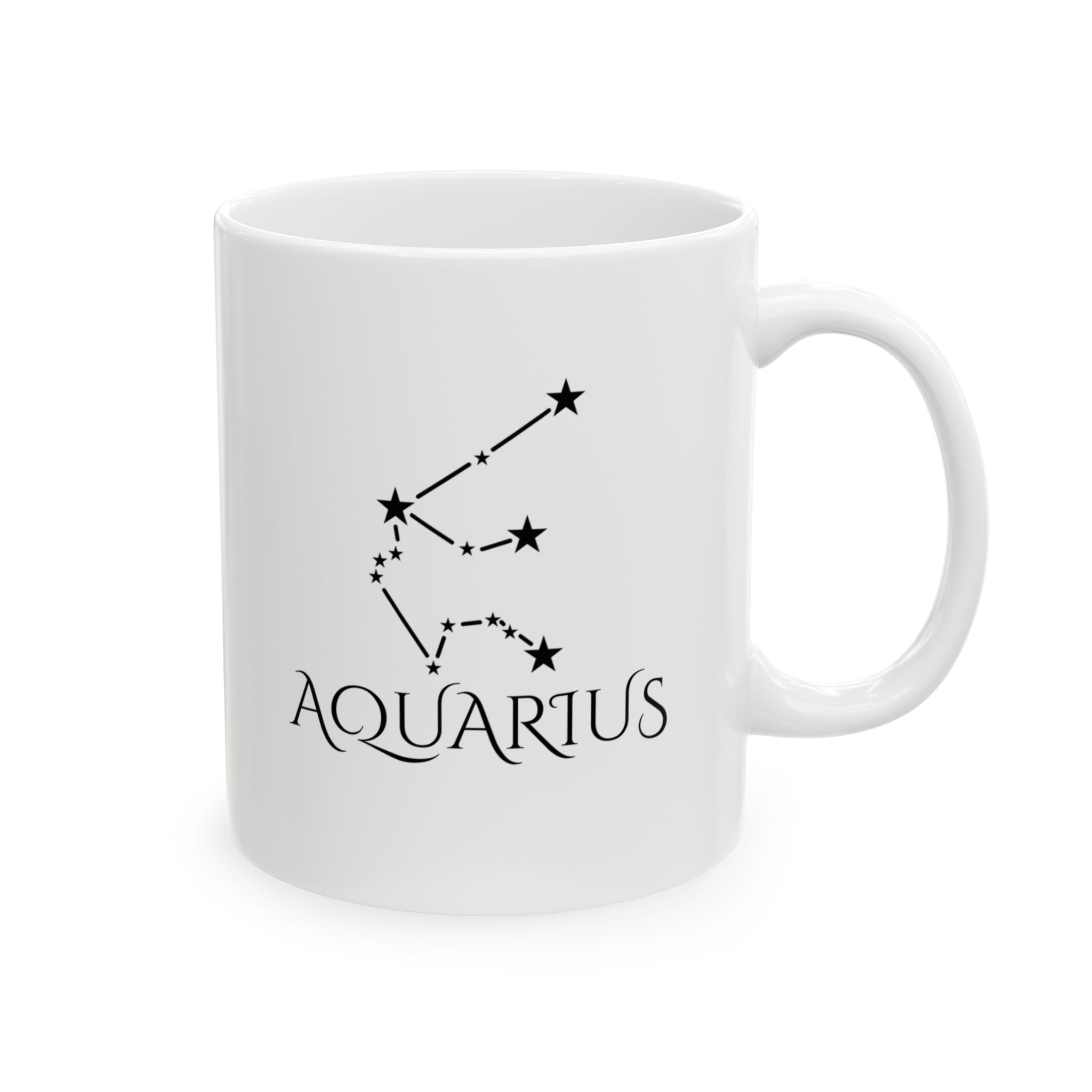 Aquarius Zodiac Mug | Astrology Coffee Mug | Horoscope Gift | Ceramic Zodiac Cup | Birthday Gift
