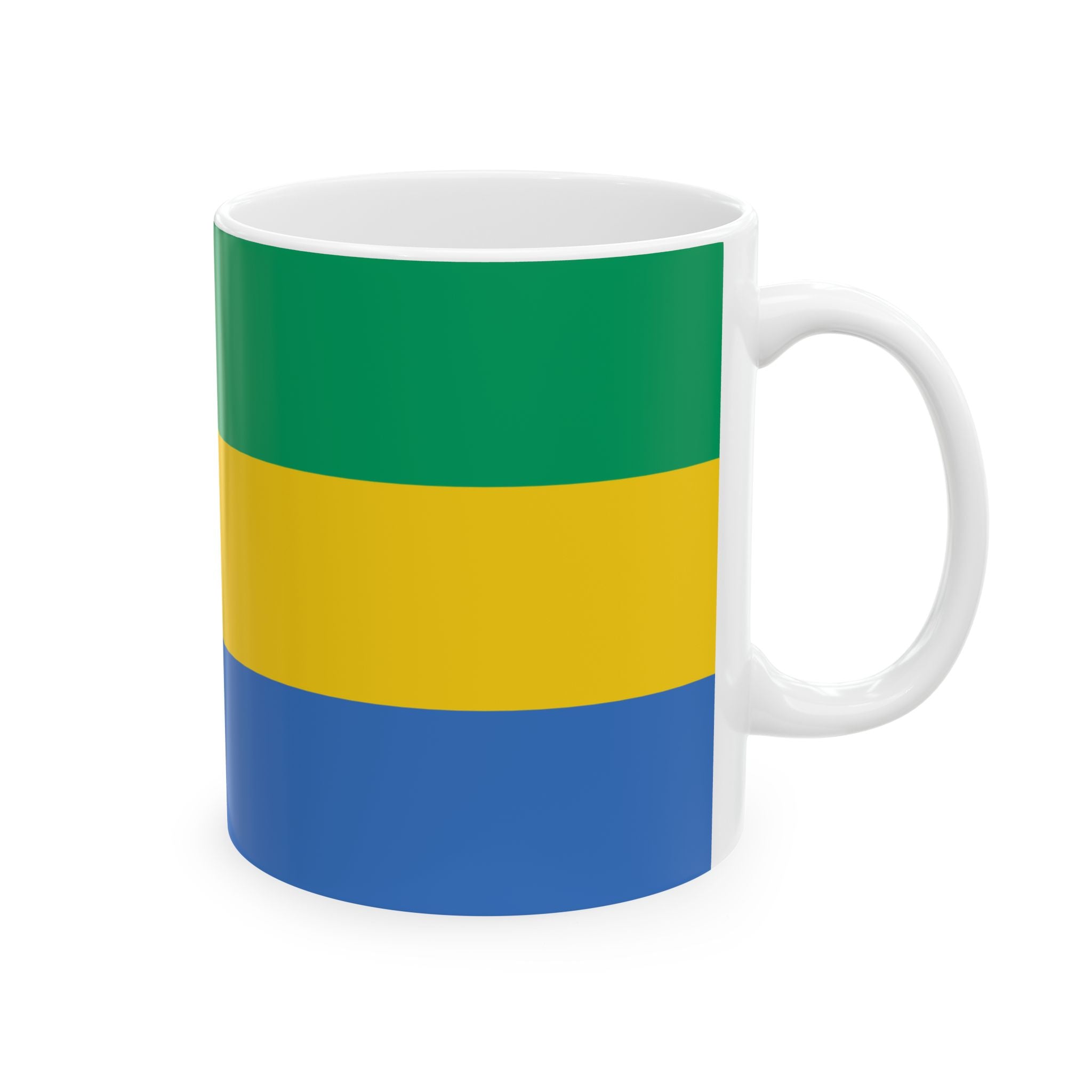 Gabon Flag Mug | Patriotic Coffee Cup | Gift for Expats, Gabon Heritage & Travelers