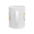 sunshine & coffee Mug | Cute Girly Coffee Mug | Pink Aesthetic Coffee Cup | Coffee Lover Gift | Feminine Ceramic Mug