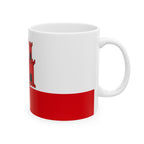 Gibraltar Flag Mug | Patriotic Coffee Cup | Gift for Expats, Gibraltar Heritage & Travelers