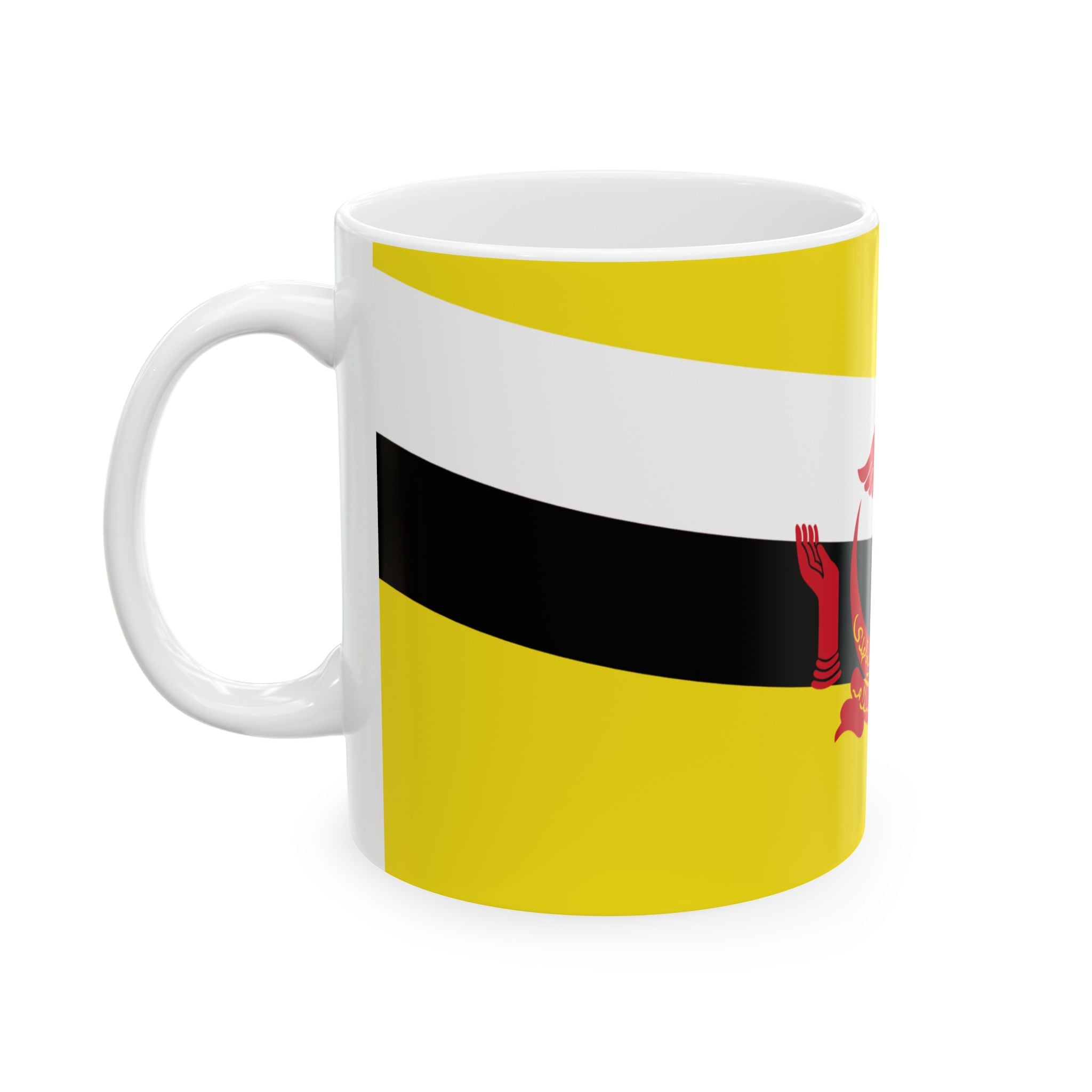 Brunei Flag Mug | Patriotic Coffee Cup | Gift for Expats, Brunei Heritage & Travelers