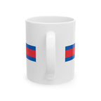Faroe Islands Flag Mug | Patriotic Coffee Cup | Gift for Expats, Faroe Islands Heritage & Travelers