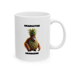 Orangutini Ananasini Mug | Italian Brainrot Mug | Funny Meme Coffee Mug | Viral TikTok Gift | Ceramic Coffee Cup