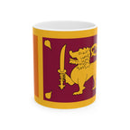 Sri Lanka Flag Mug | Patriotic Coffee Cup | Gift for Expats, Sri Lanka Heritage & Travelers