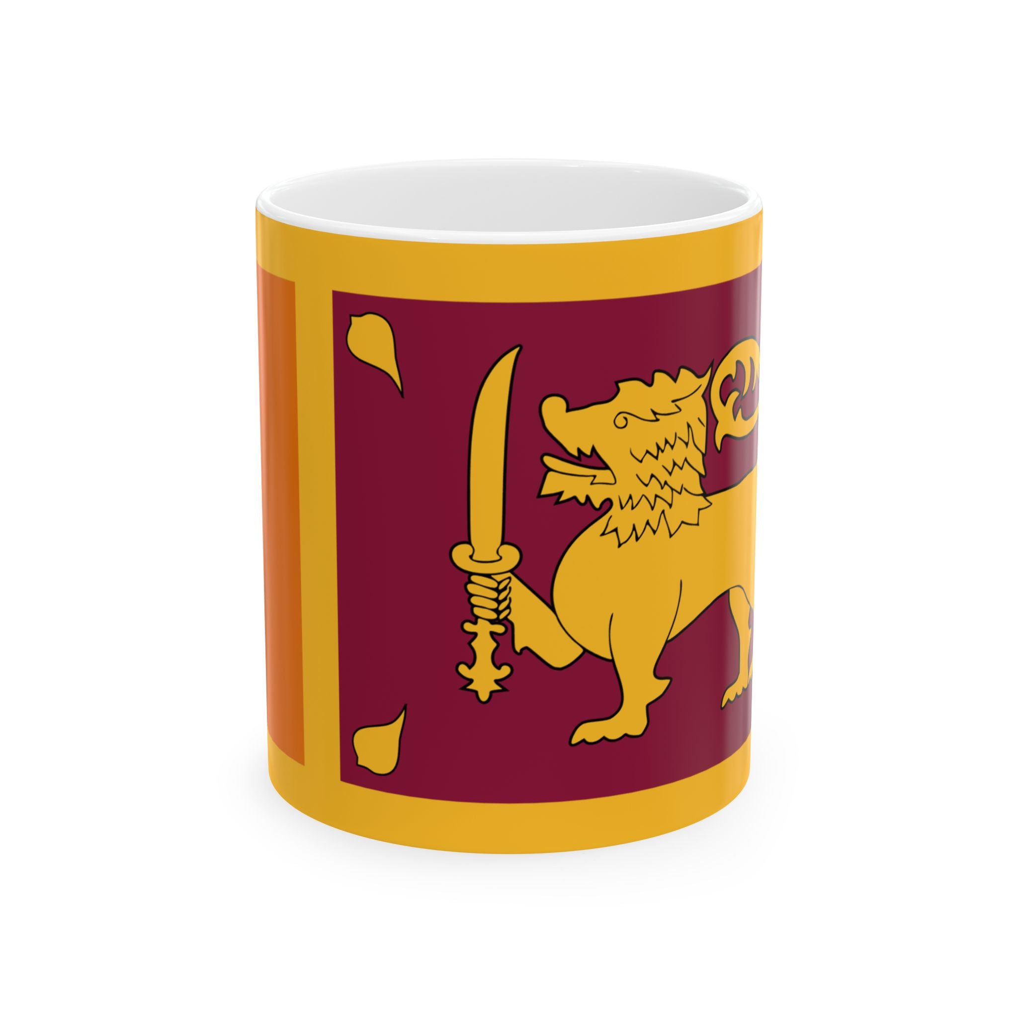 Sri Lanka Flag Mug | Patriotic Coffee Cup | Gift for Expats, Sri Lanka Heritage & Travelers