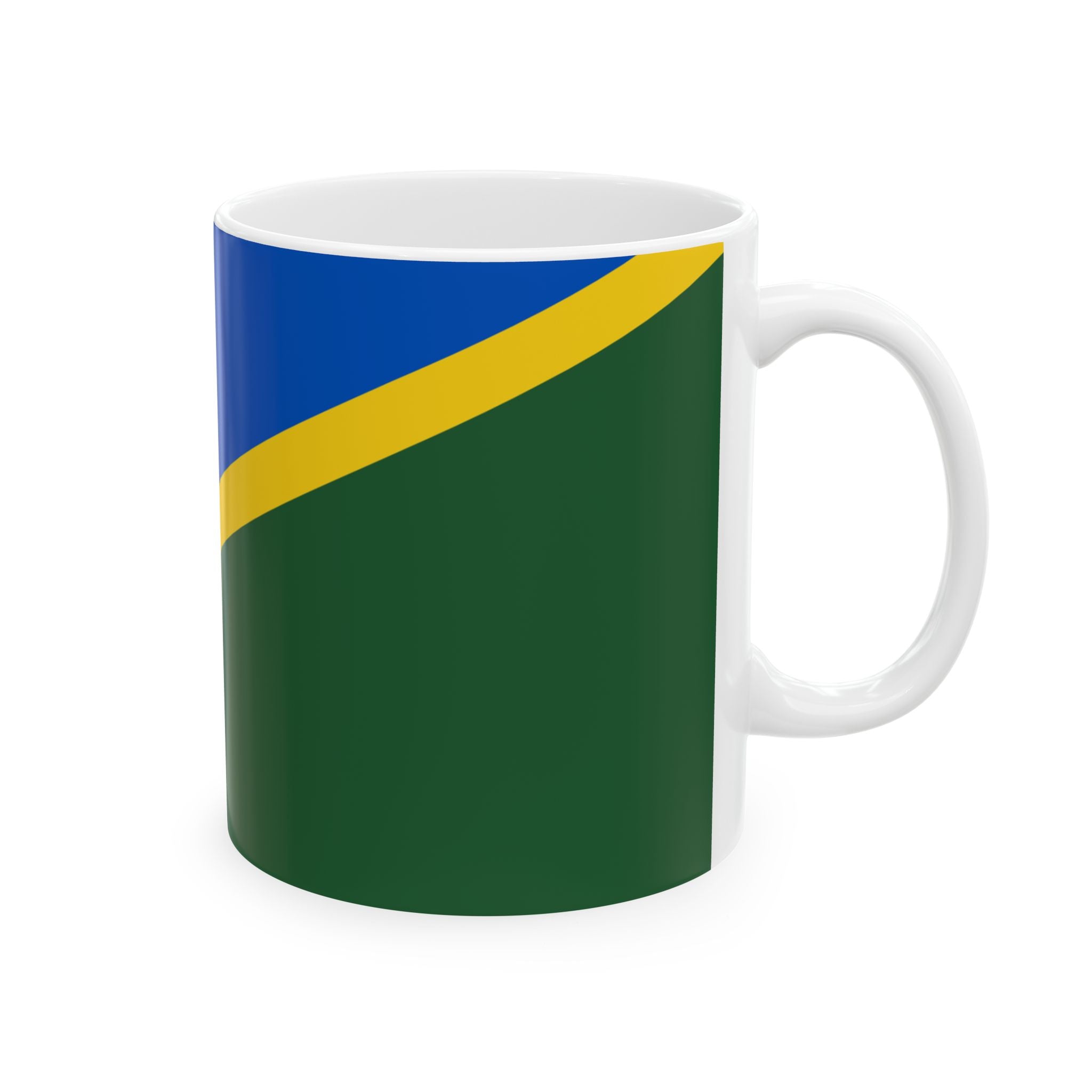 Solomon Islands Flag Mug | Patriotic Coffee Cup | Gift for Expats, Solomon Islands Heritage & Travelers