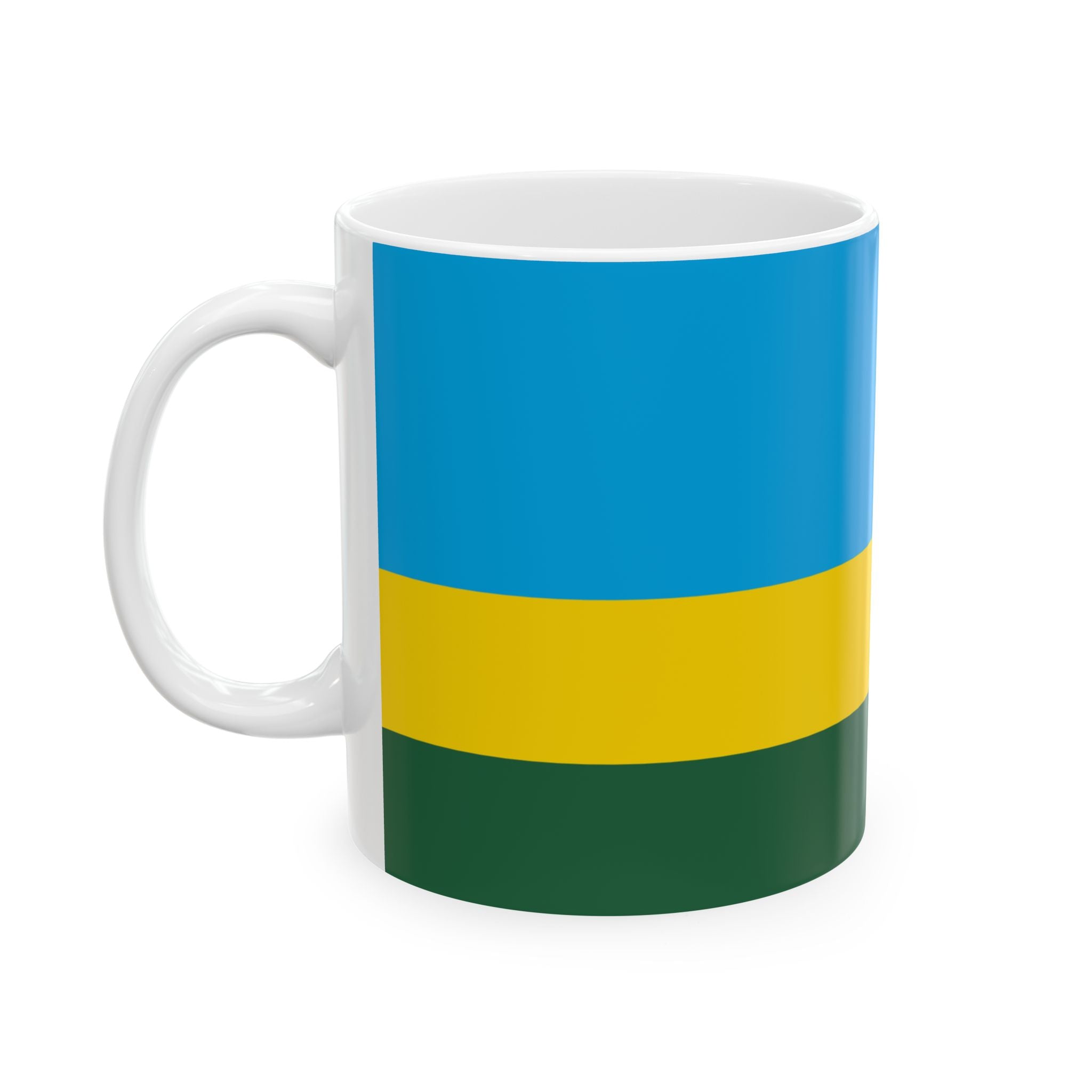 Rwanda Flag Mug | Patriotic Coffee Cup | Gift for Expats, Rwanda Heritage & Travelers