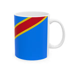 DR Congo Flag Mug | Patriotic Coffee Cup | Gift for Expats, DR Congo Heritage & Travelers