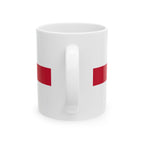 England Flag Mug | Patriotic Coffee Cup | Gift for Expats, England Heritage & Travelers