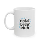 cold brew club Summer Mug | Cute Coffee Mug | Beach Coffee Cup | Iced Coffee Mug | Summer Gift | Ceramic Mug
