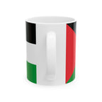 Palestine Flag Mug | Patriotic Coffee Cup | Gift for Expats, Palestine Heritage & Travelers