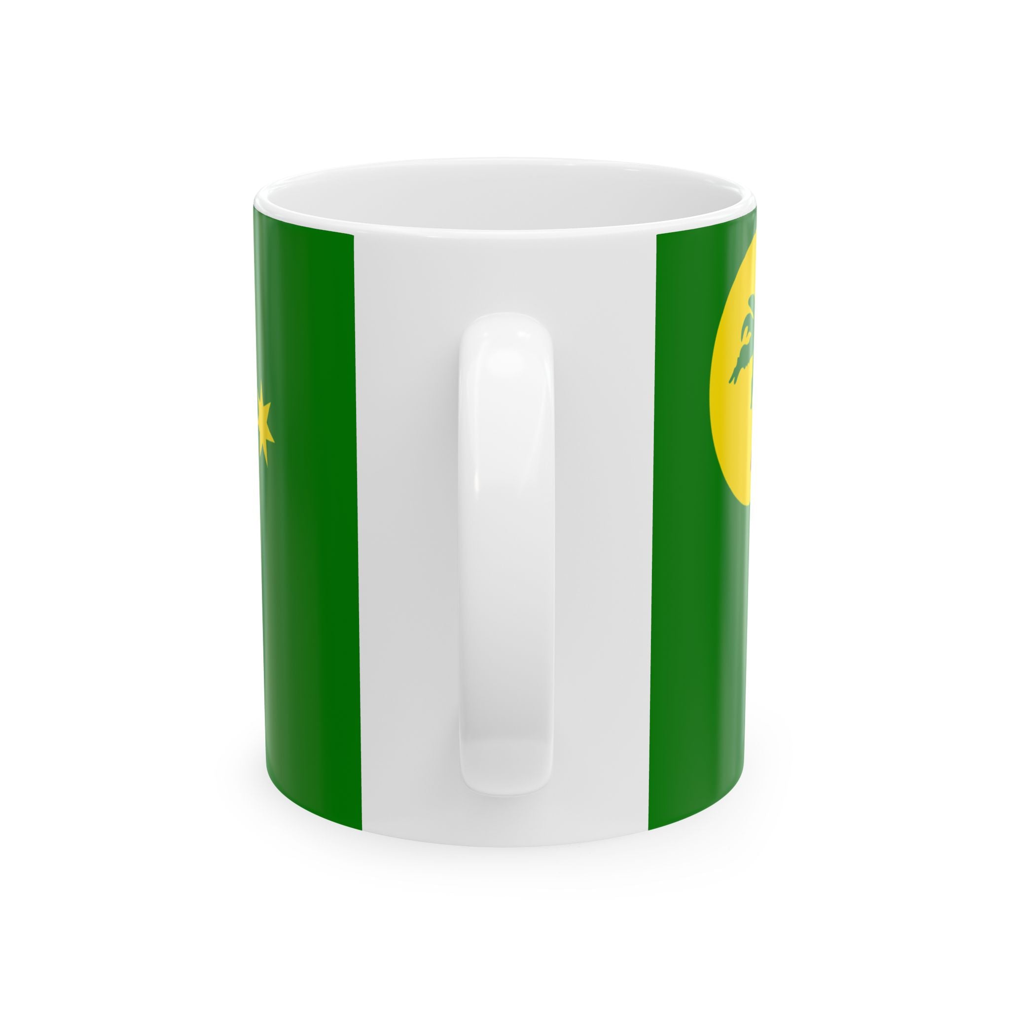 Cocos Islands Flag Mug | Patriotic Coffee Cup | Gift for Expats, Cocos Islands Heritage & Travelers