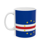 Cape Verde Flag Mug | Patriotic Coffee Cup | Gift for Expats, Cape Verde Heritage & Travelers