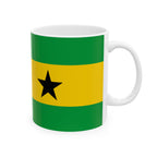 São Tomé and Príncipe Flag Mug | Patriotic Coffee Cup | Gift for Expats, São Tomé and Príncipe Heritage & Travelers