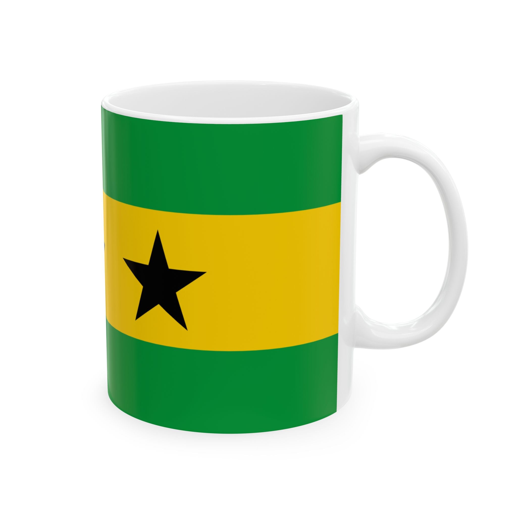 São Tomé and Príncipe Flag Mug | Patriotic Coffee Cup | Gift for Expats, São Tomé and Príncipe Heritage & Travelers
