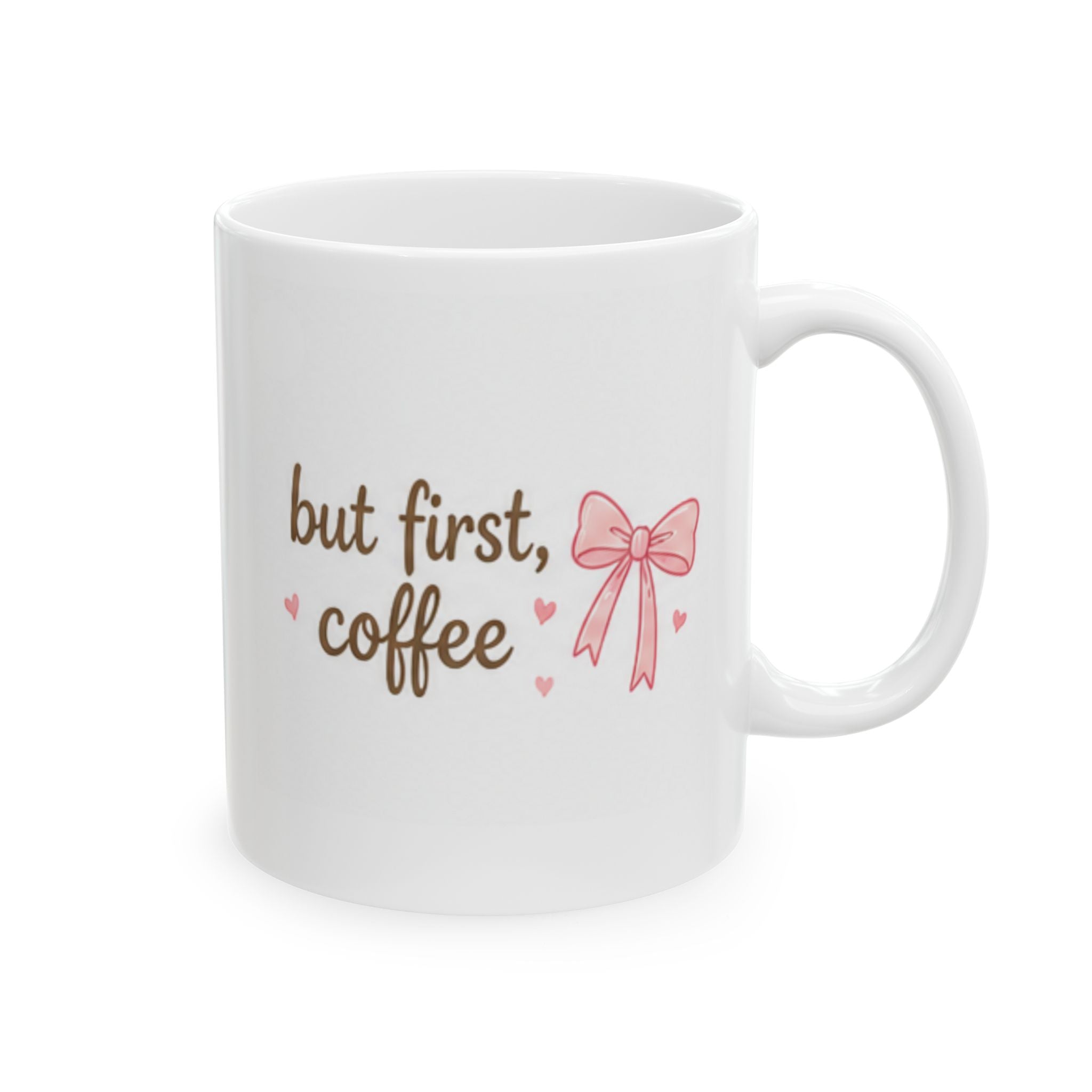 but first coffee Mug | Cute Girly Coffee Mug | Pink Aesthetic Coffee Cup | Coffee Lover Gift | Feminine Ceramic Mug