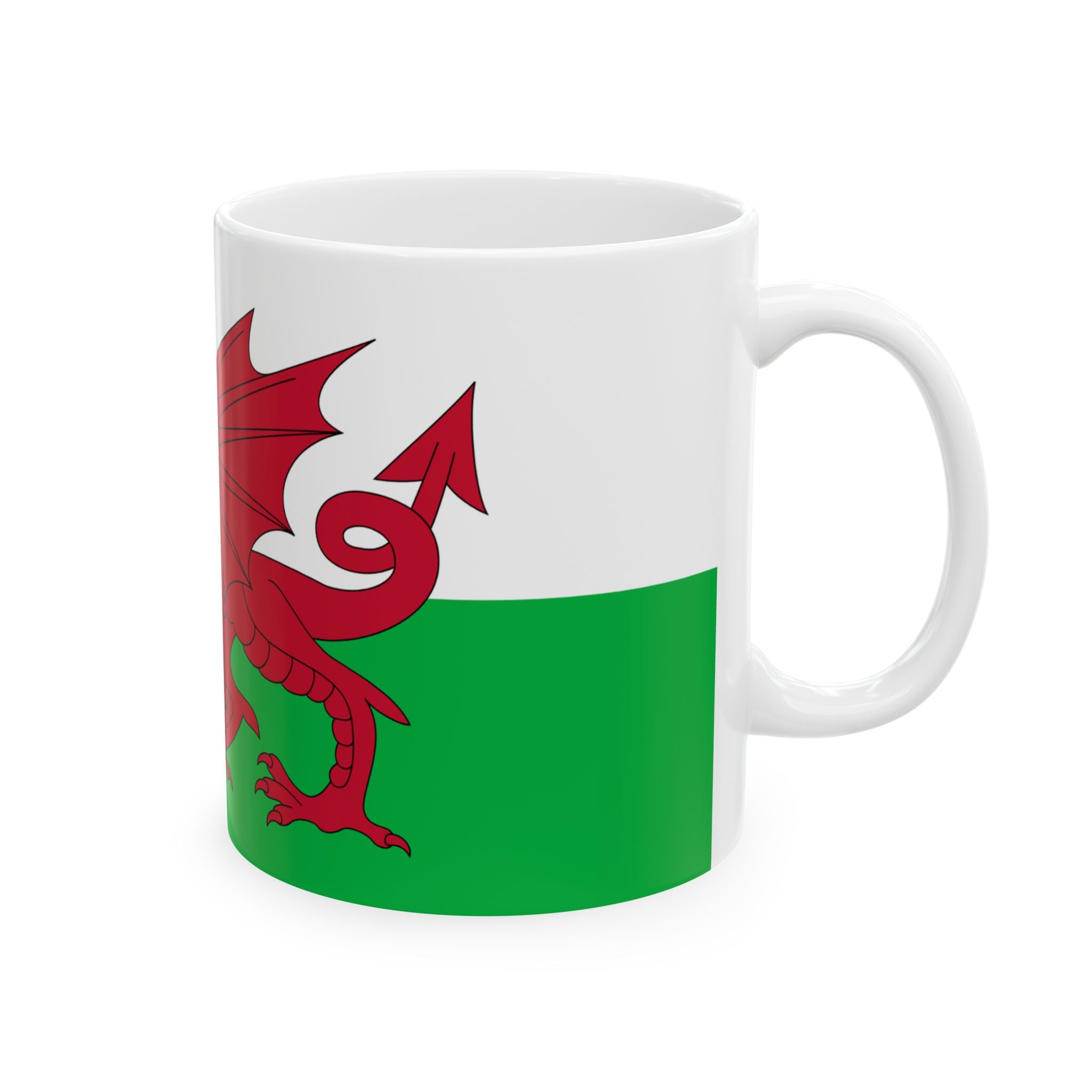 Wales Flag Mug | Patriotic Coffee Cup | Gift for Expats, Wales Heritage & Travelers