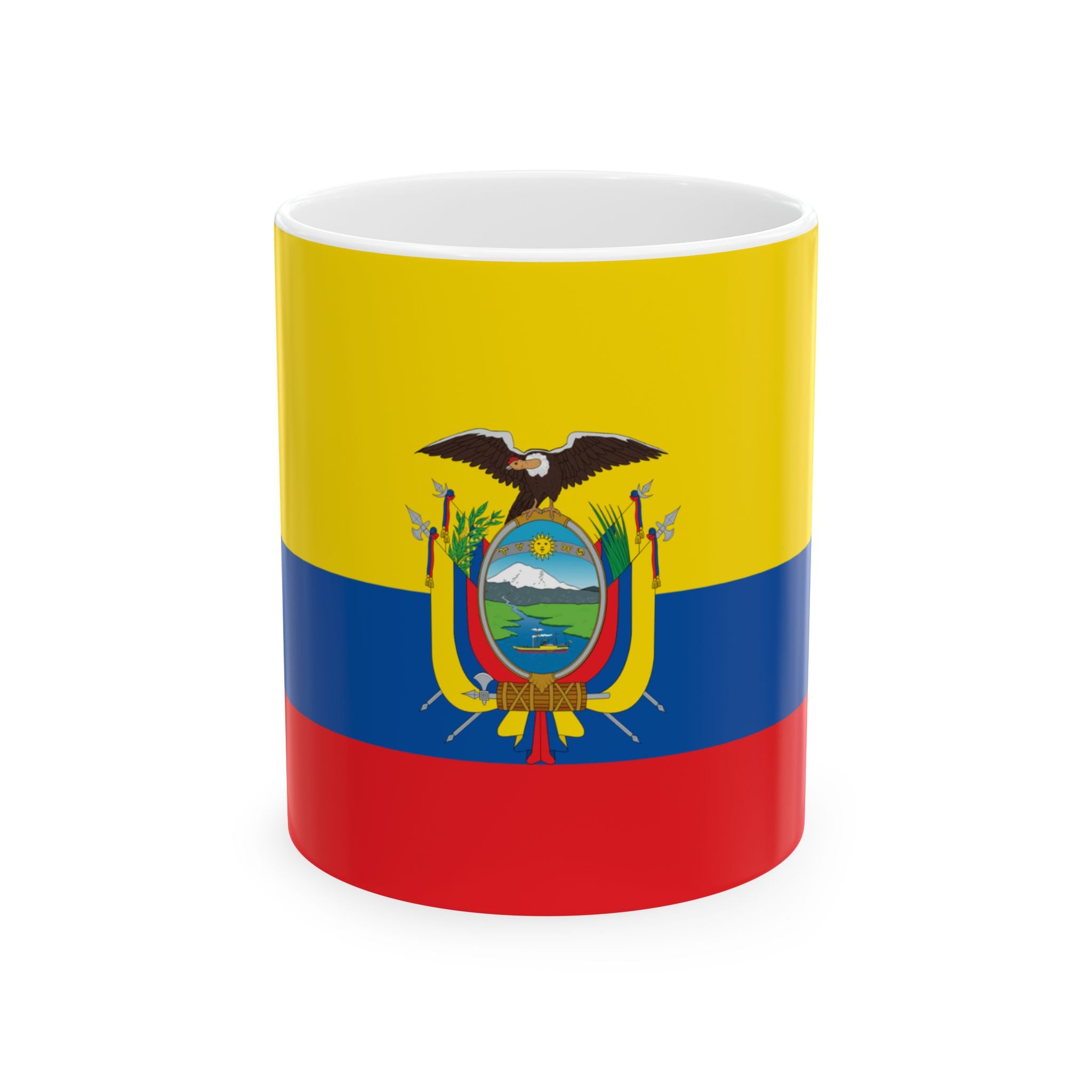 Ecuador Flag Mug | Patriotic Coffee Cup | Gift for Expats, Ecuador Heritage & Travelers