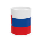 Slovakia Flag Mug | Patriotic Coffee Cup | Gift for Expats, Slovakia Heritage & Travelers
