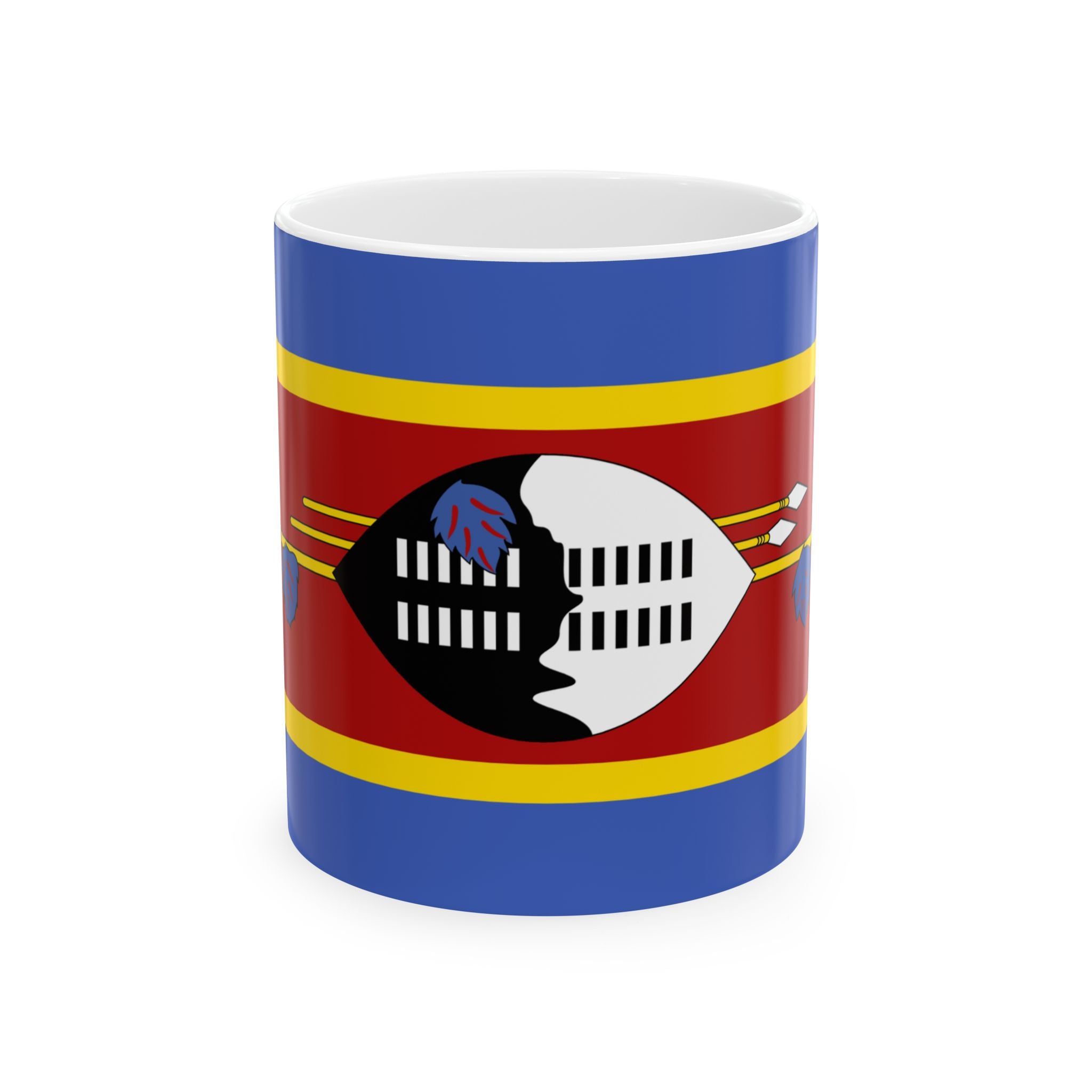 Eswatini Flag Mug | Patriotic Coffee Cup | Gift for Expats, Eswatini Heritage & Travelers