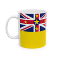Niue Flag Mug | Patriotic Coffee Cup | Gift for Expats, Niue Heritage & Travelers