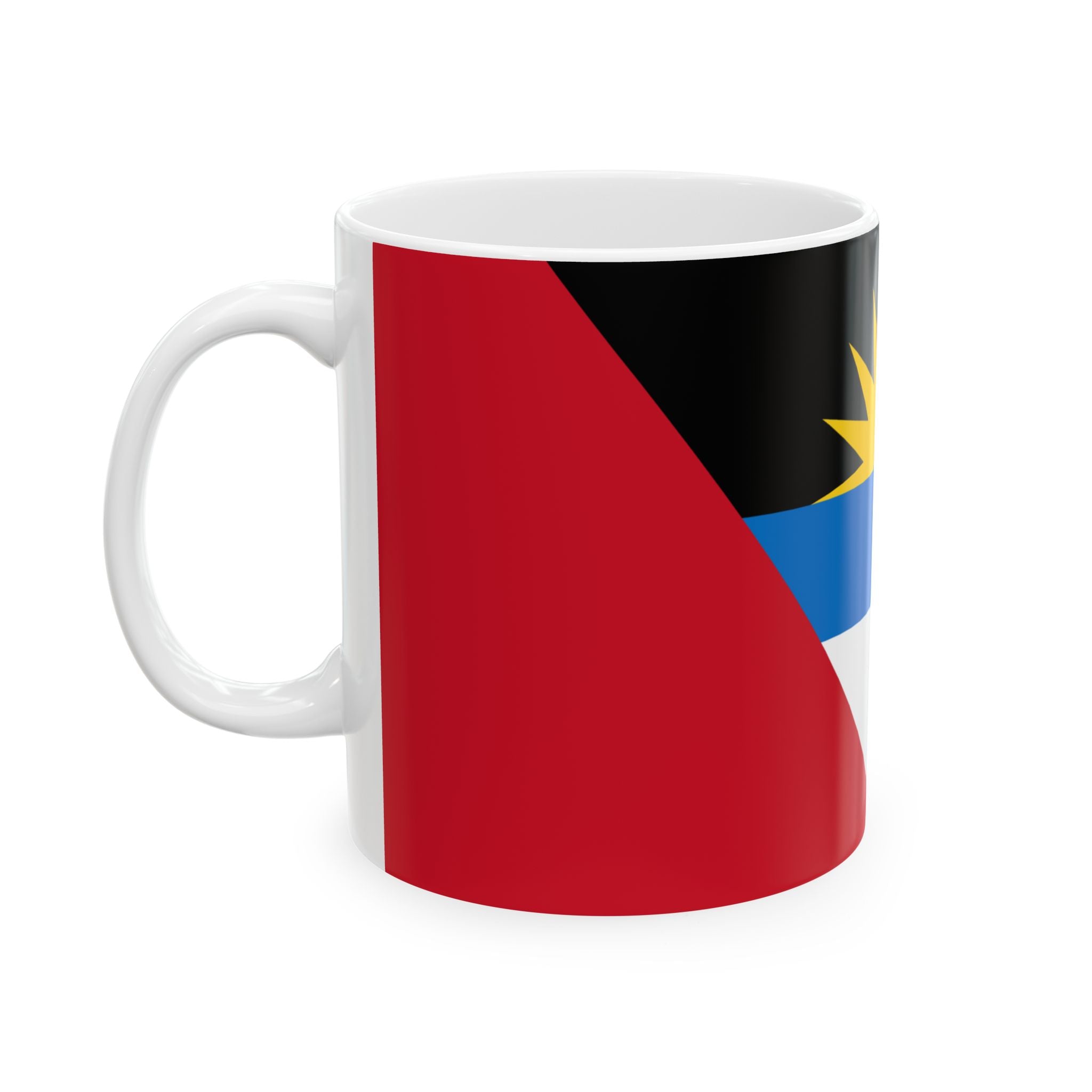 Antigua and Barbuda Flag Mug | Patriotic Coffee Cup | Gift for Expats, Antigua and Barbuda Heritage & Travelers
