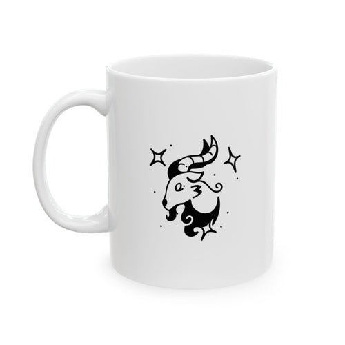 Capricorn Zodiac Mug | Astrology Coffee Mug | Horoscope Gift | Ceramic Zodiac Cup | Birthday Gift