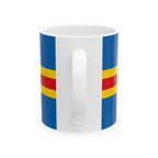 Aland Islands Flag Mug | Patriotic Coffee Cup | Gift for Expats, Åland Islands Heritage & Travelers