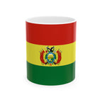 Bolivia Flag Mug | Patriotic Coffee Cup | Gift for Expats, Bolivia Heritage & Travelers