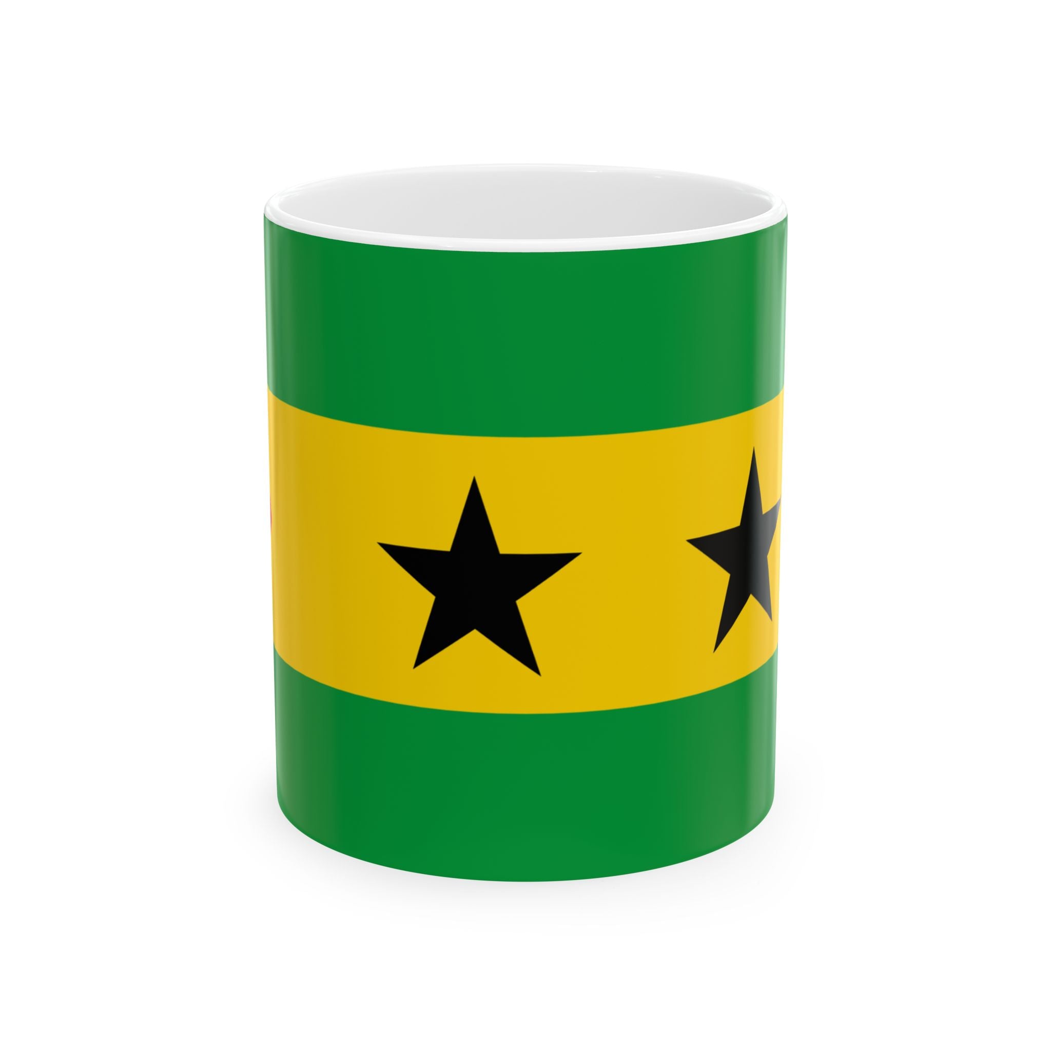 São Tomé and Príncipe Flag Mug | Patriotic Coffee Cup | Gift for Expats, São Tomé and Príncipe Heritage & Travelers