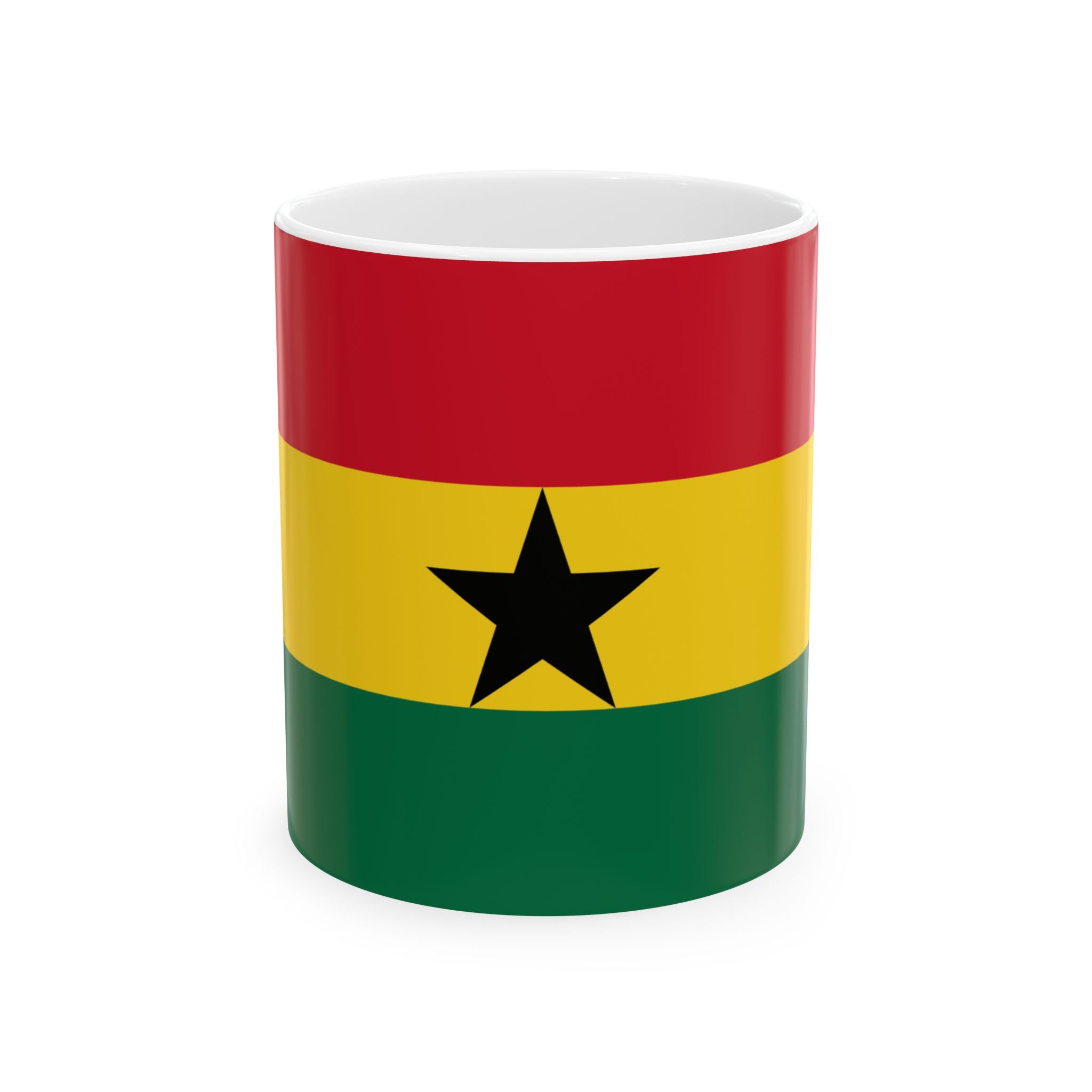 Ghana Flag Mug | Patriotic Coffee Cup | Gift for Expats, Ghana Heritage & Travelers