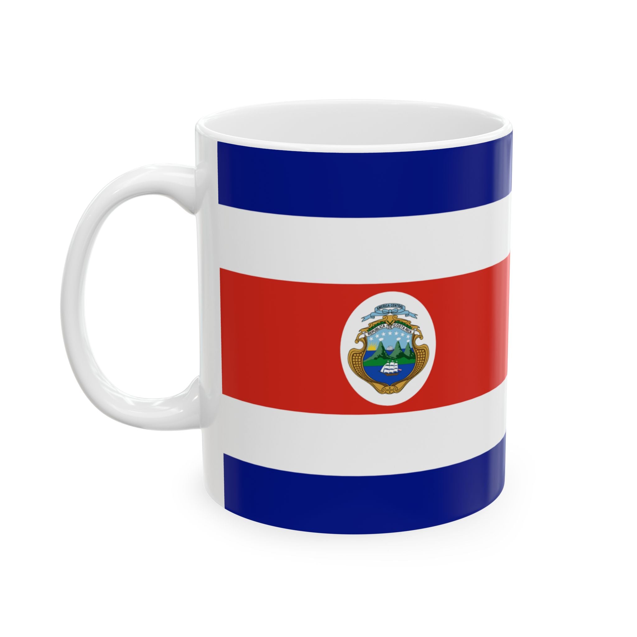 Costa Rica Flag Mug | Patriotic Coffee Cup | Gift for Expats, Costa Rica Heritage & Travelers