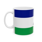 Lesotho Flag Mug | Patriotic Coffee Cup | Gift for Expats, Lesotho Heritage & Travelers