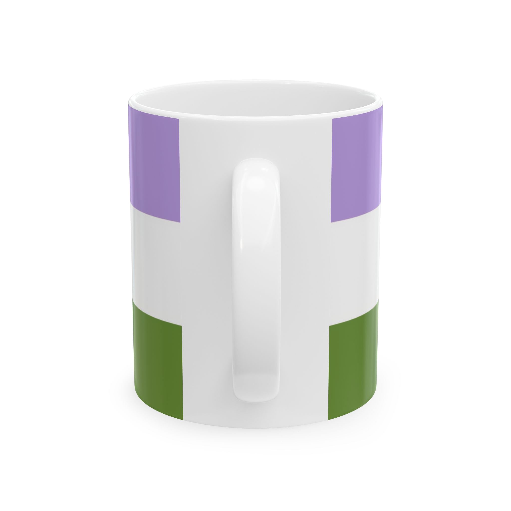 Genderqueer Pride Mug | Genderqueer Flag Coffee Cup | LGBTQ+ Pride Gift | Queer Community Mug