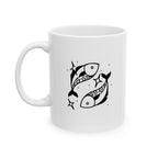 Pisces Zodiac Mug | Astrology Coffee Mug | Horoscope Gift | Ceramic Zodiac Cup | Birthday Gift