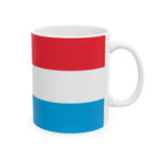 Luxembourg Flag Mug | Patriotic Coffee Cup | Gift for Expats, Luxembourg Heritage & Travelers