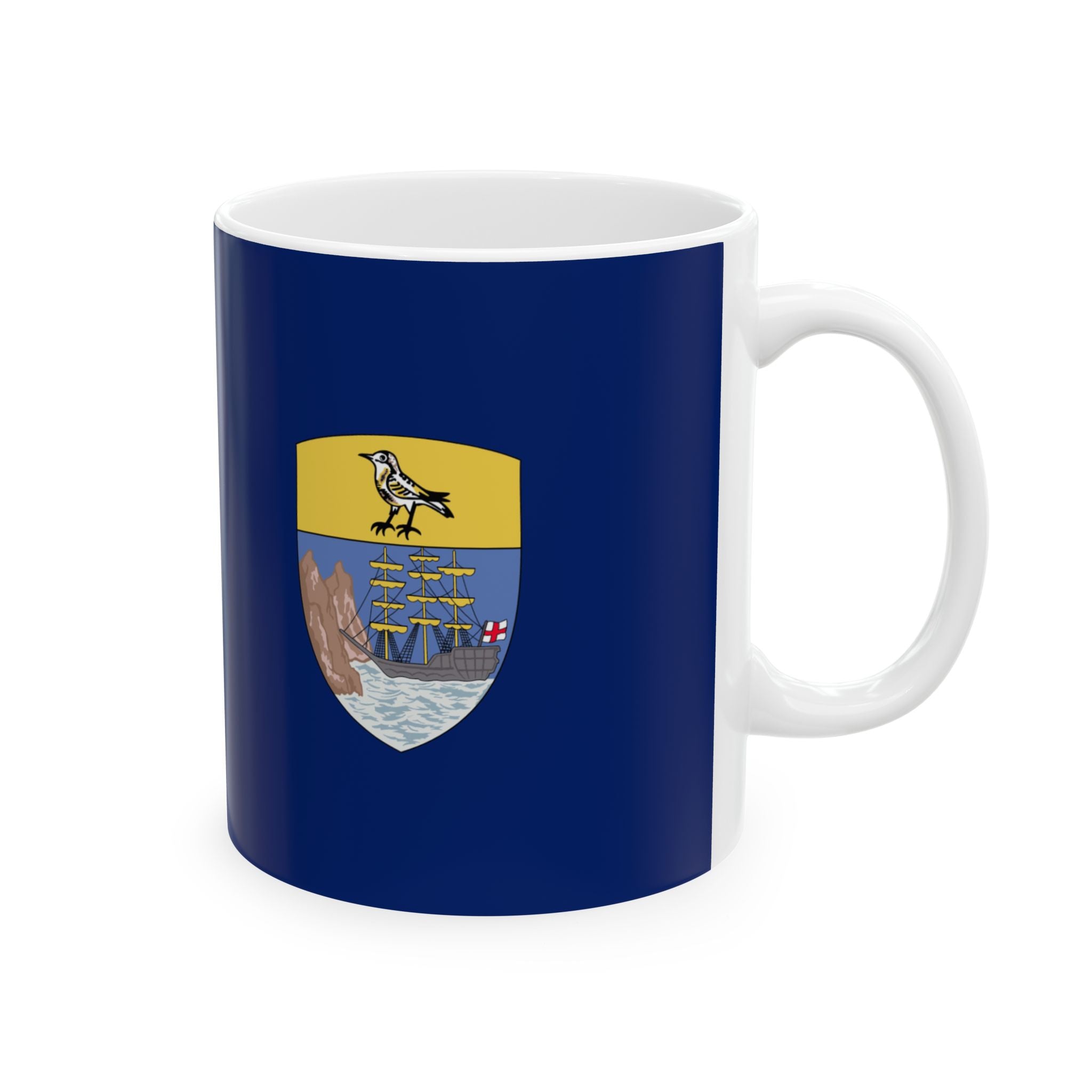 Saint Helena, Ascension and Tristan da Cunha Flag Mug | Patriotic Coffee Cup | Gift for Expats, Saint Helena Heritage & Travelers