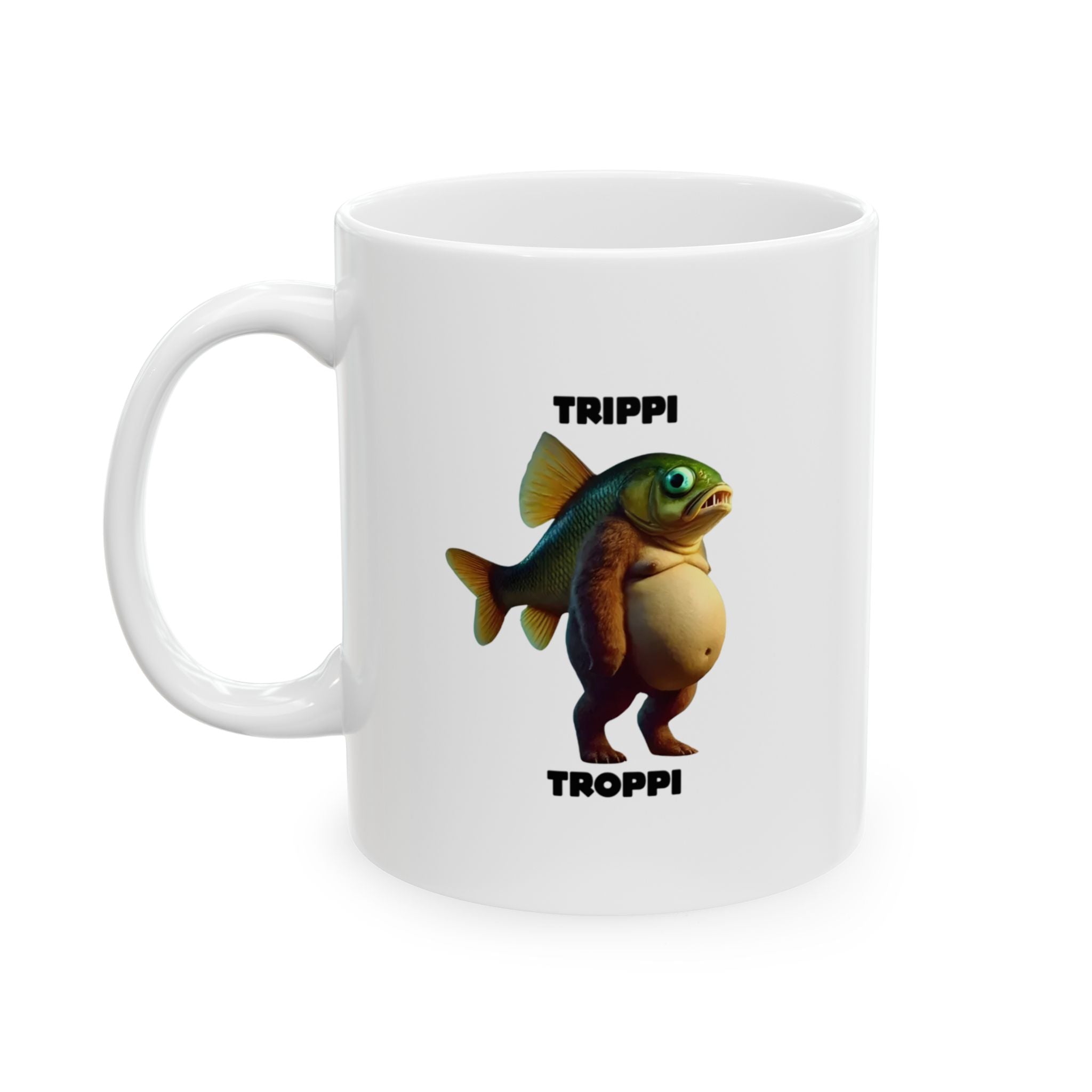 Trippi Troppi Mug | Italian Brainrot Mug | Funny Meme Coffee Mug | Viral TikTok Gift | Ceramic Coffee Cup